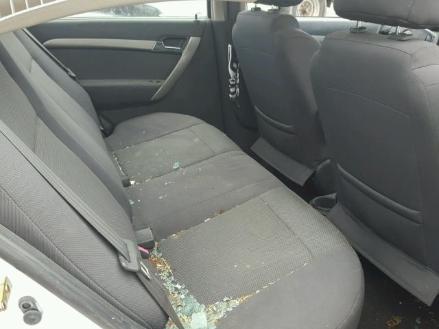 KL1TD56607B098639 - 2007 CHEVROLET AVEO BASE Ақ фото 6