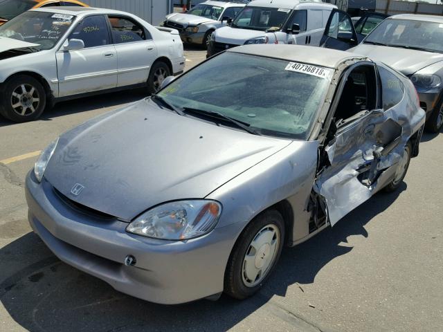 JHMZE1350YT003429 - 2000 HONDA INSIGHT SILVER photo 2