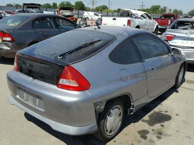 JHMZE1350YT003429 - 2000 HONDA INSIGHT SILVER photo 4