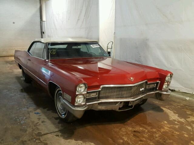 F829680 - 1968 CADILLAC DEVILLE RED photo 1