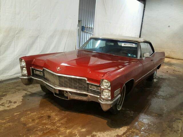 F829680 - 1968 CADILLAC DEVILLE RED photo 2