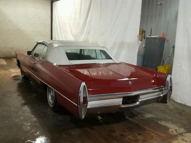 F829680 - 1968 CADILLAC DEVILLE RED photo 3