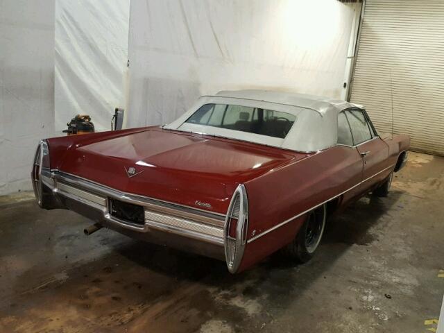 F829680 - 1968 CADILLAC DEVILLE RED photo 4