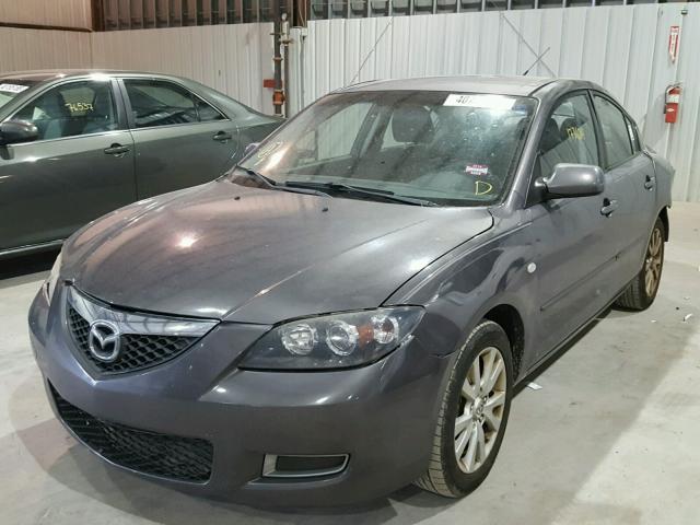 JM1BK12F571765543 - 2007 MAZDA 3 I GRAY photo 2