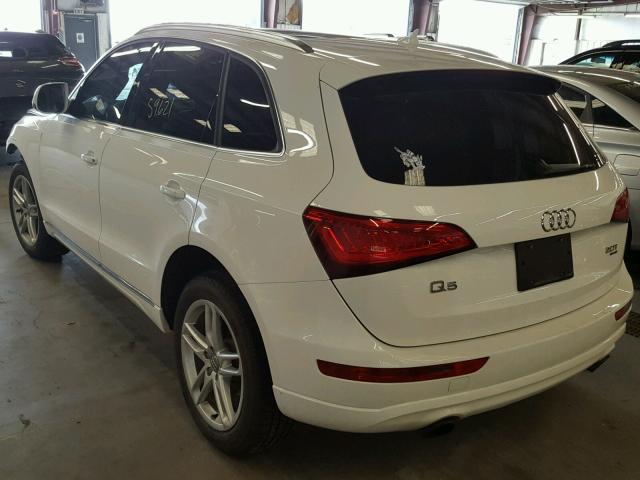 WA1LFAFP8EA046502 - 2014 AUDI Q5 PREMIUM WHITE photo 3