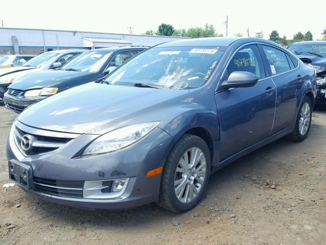 1YVHZ8CH2A5M31141 - 2010 MAZDA 6 I GRAY photo 2