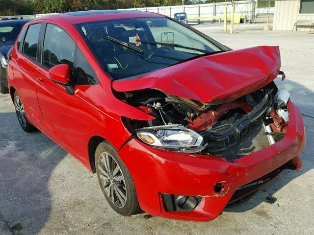 3HGGK5H82FM761023 - 2015 HONDA FIT RED photo 1