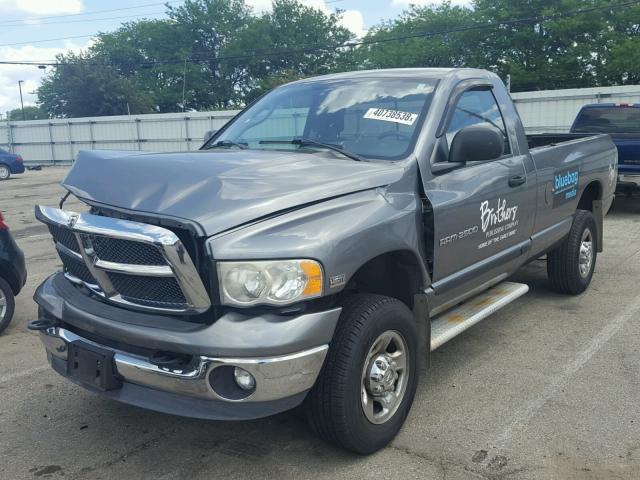 3D7KS26D15G753876 - 2005 DODGE RAM 2500 S GRAY photo 2