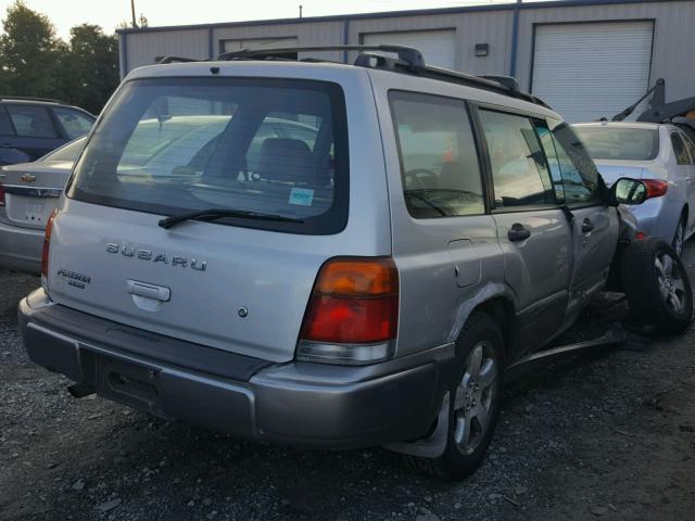 JF1SF6550YH710436 - 2000 SUBARU FORESTER S 银色 照片 4