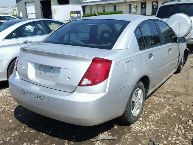 1G8AG52F55Z107203 - 2005 SATURN ION LEVEL SILVER photo 4