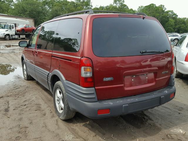 1GMDX03EXYD313500 - 2000 PONTIAC MONTANA RED photo 3