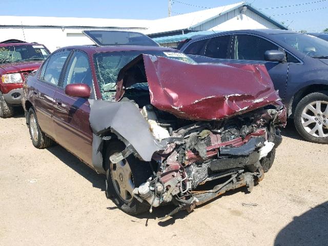 1G1NE52J216177828 - 2001 CHEVROLET MALIBU LS Tünd qırmızı foto 1