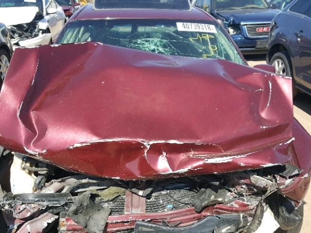 1G1NE52J216177828 - 2001 CHEVROLET MALIBU LS Tünd qırmızı foto 7