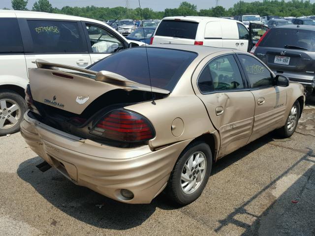 1G2NF52E81C230383 - 2001 PONTIAC GRAND AM S Qızıl foto 4