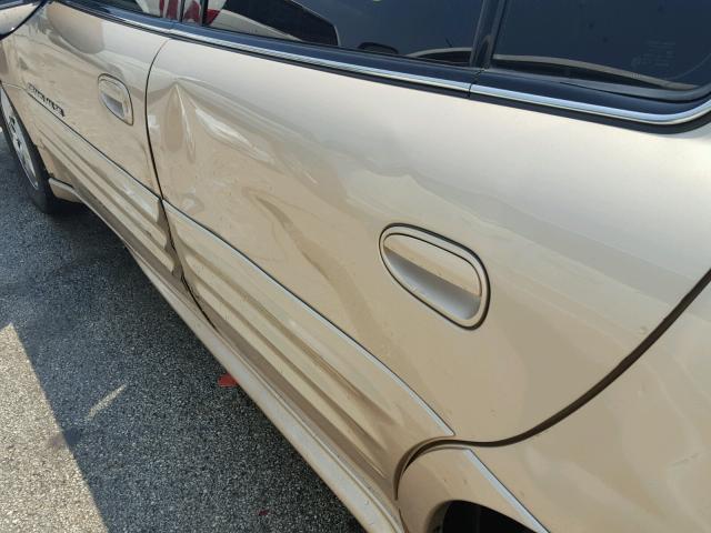 1G2NF52E81C230383 - 2001 PONTIAC GRAND AM S Qızıl foto 9