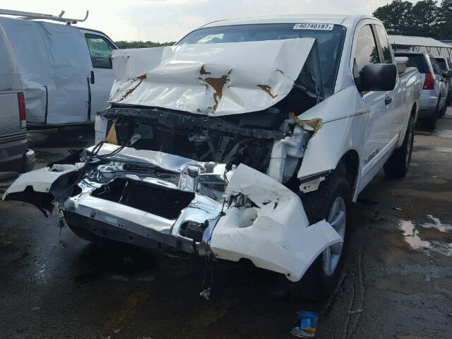 1N6BA0CA5BN321108 - 2011 NISSAN TITAN S WHITE photo 2