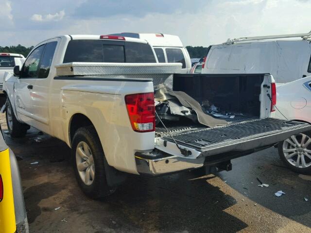 1N6BA0CA5BN321108 - 2011 NISSAN TITAN S WHITE photo 3