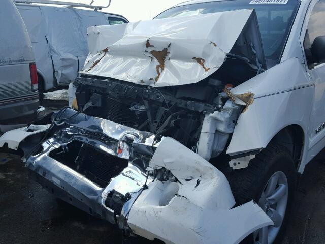 1N6BA0CA5BN321108 - 2011 NISSAN TITAN S WHITE photo 9