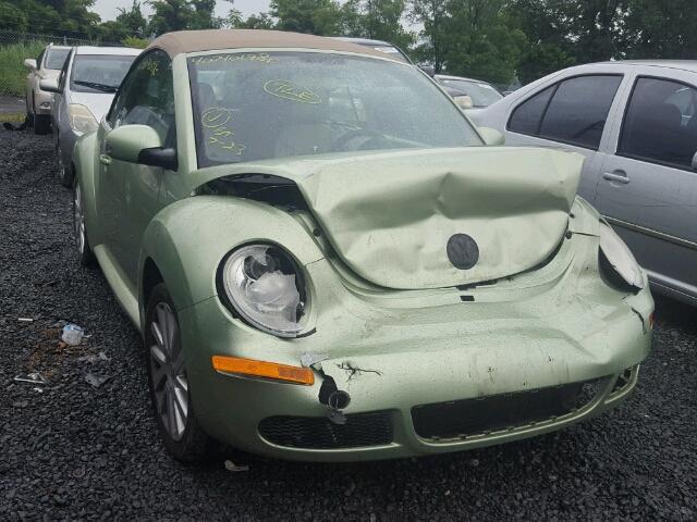 3VWRG31Y18M413768 - 2008 VOLKSWAGEN NEW BEETLE Yaşıl foto 1