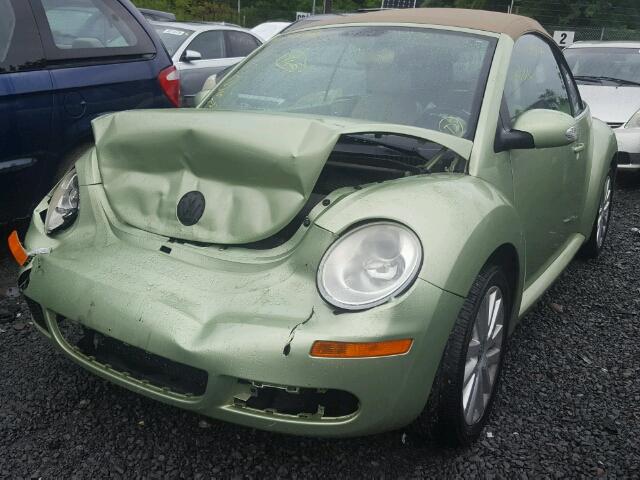 3VWRG31Y18M413768 - 2008 VOLKSWAGEN NEW BEETLE Yaşıl foto 2