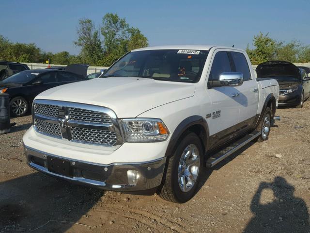 1C6RR7NT7HS852037 - 2017 RAM 1500 LARAM WHITE photo 2