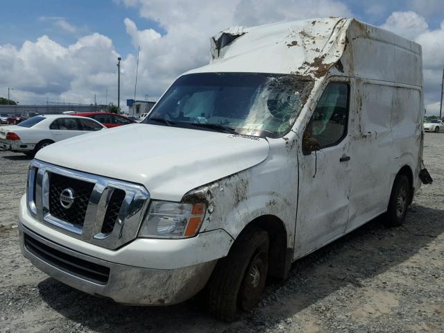 1N6BF0LY8DN105707 - 2013 NISSAN NV 2500 WHITE photo 2