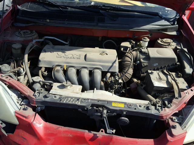 2T1KR32E23C080128 - 2003 TOYOTA MATRIX 红色 照片 7