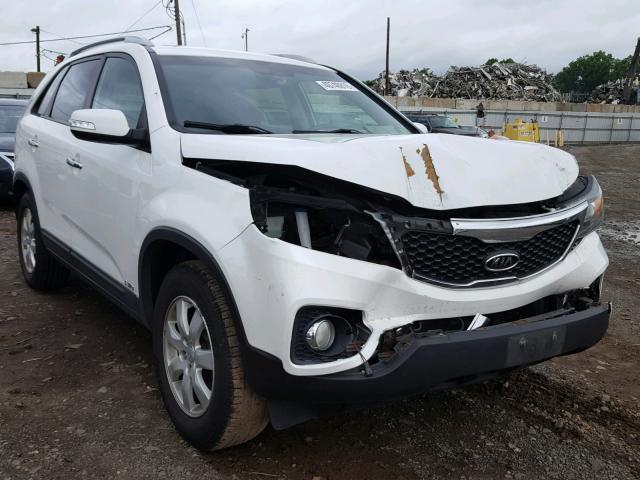 5XYKTDA29CG291569 - 2012 KIA SORENTO BA WHITE photo 1