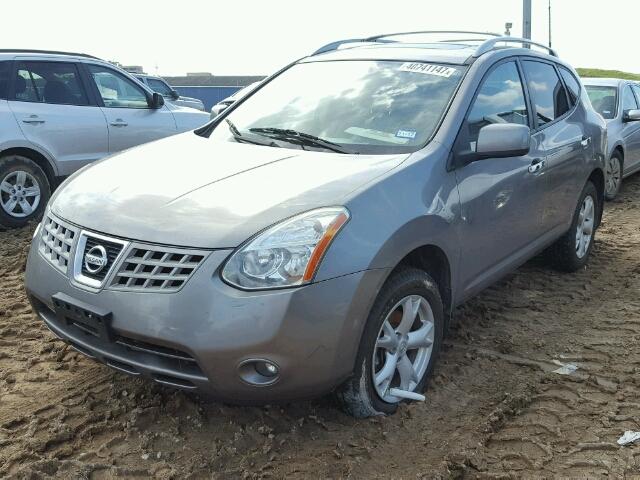 JN8AS5MT1AW006554 - 2010 NISSAN ROGUE S GRAY photo 2