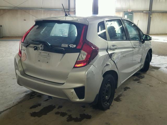 3HGGK5H57FM731523 - 2015 HONDA FIT LX SILVER photo 4