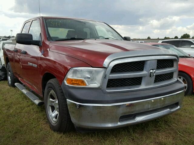 1D7RB1GP9BS601446 - 2011 DODGE RAM 1500 RED photo 1