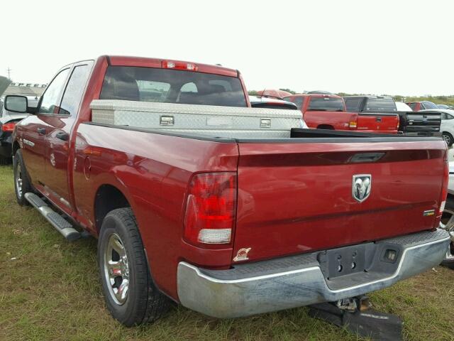 1D7RB1GP9BS601446 - 2011 DODGE RAM 1500 RED photo 3