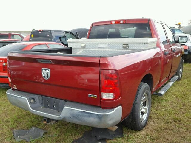 1D7RB1GP9BS601446 - 2011 DODGE RAM 1500 RED photo 4