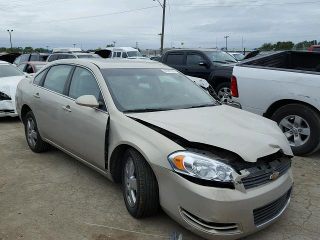 2G1WT58K981293636 - 2008 CHEVROLET IMPALA LT TAN photo 1