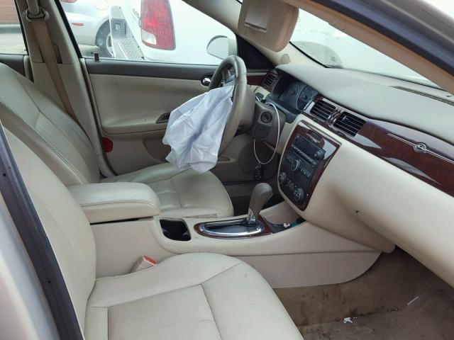 2G1WT58K981293636 - 2008 CHEVROLET IMPALA LT TAN photo 5