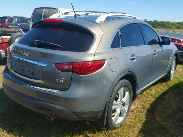 JN8AS1MW4BM142225 - 2011 INFINITI FX35 GRAY photo 4