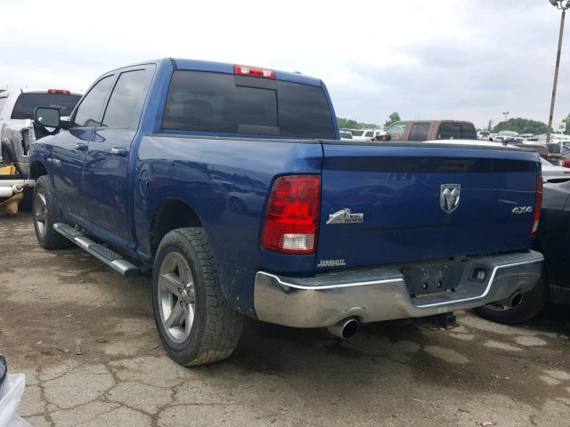 1D3HV13TX9S814908 - 2009 DODGE RAM 1500 BLUE photo 3