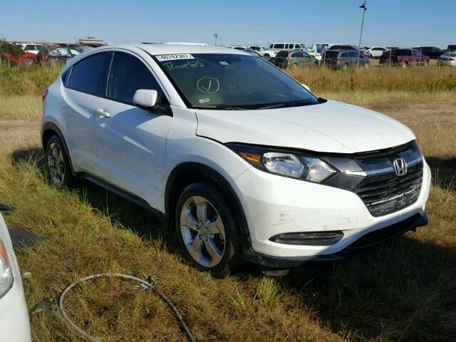 3CZRU5H39GM722012 - 2016 HONDA HR-V WHITE photo 1