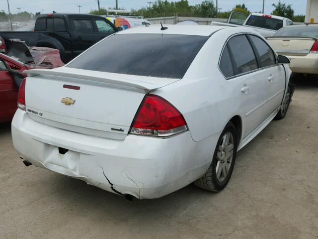 2G1WG5E34D1177501 - 2013 CHEVROLET IMPALA LT WHITE photo 4