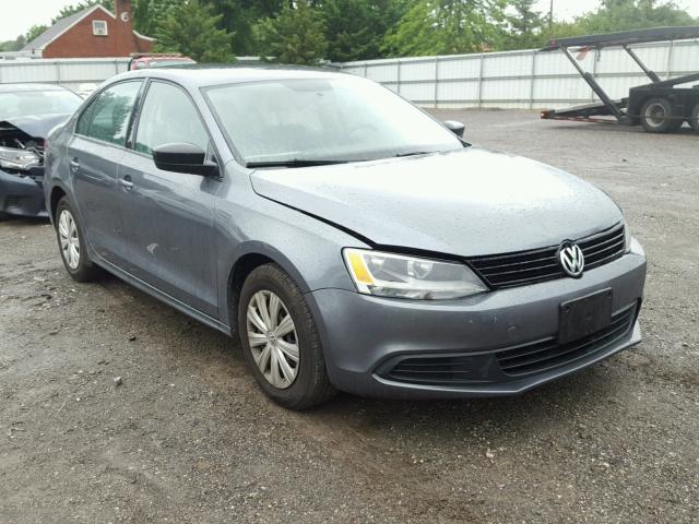 3VW1K7AJXDM201841 - 2013 VOLKSWAGEN JETTA BASE Մոխրագույն լուսանկար 1