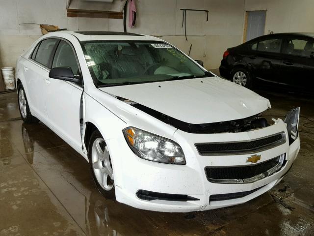 1G1ZB5EB5AF252214 - 2010 CHEVROLET MALIBU LS WHITE photo 1
