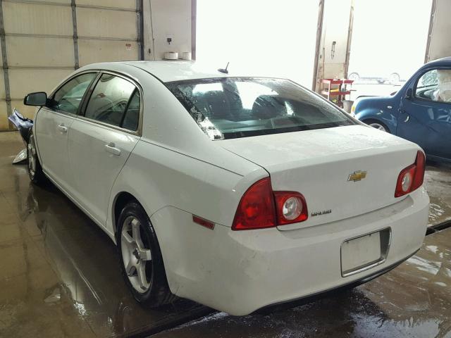 1G1ZB5EB5AF252214 - 2010 CHEVROLET MALIBU LS WHITE photo 3