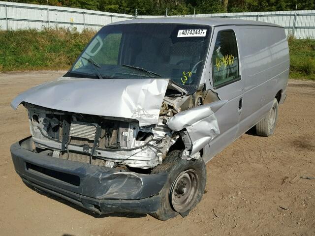 1FTNE2EW4DDB05414 - 2013 FORD ECONOLINE GRAY photo 2