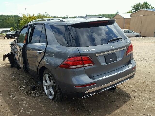 4JGDA5HBXHA943421 - 2017 MERCEDES-BENZ GLE GRAY photo 3