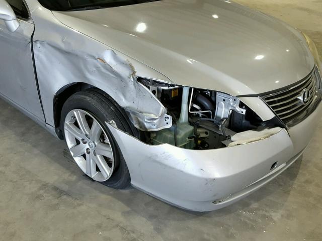 JTHBJ46G192305914 - 2009 LEXUS ES 350 SILVER photo 9