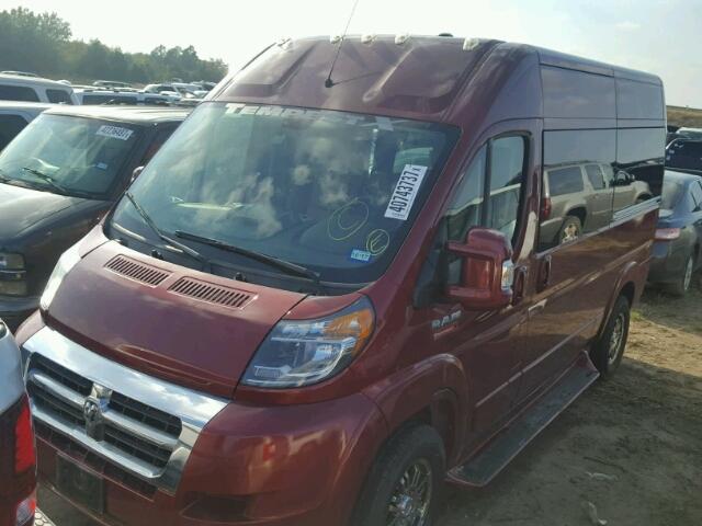 3C6TRVBG9GE131401 - 2016 RAM PROMASTER 栗色 照片 2
