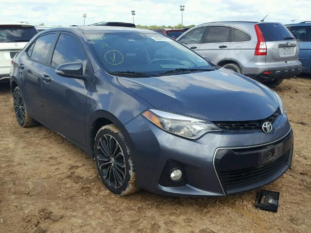 5YFBURHE1EP006114 - 2014 TOYOTA COROLLA GRAY photo 1