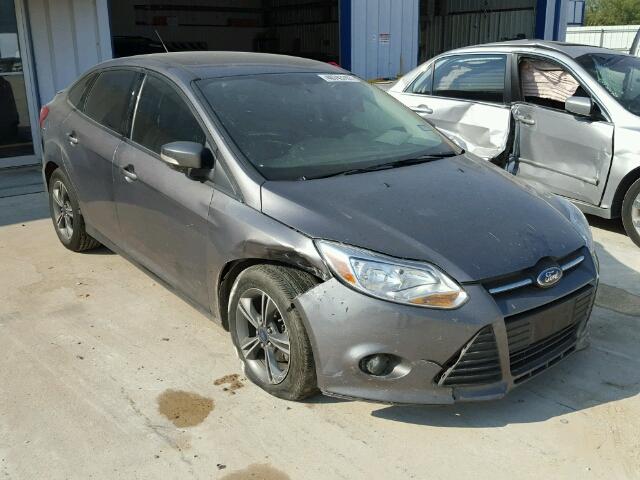 1FADP3F29EL380927 - 2014 FORD FOCUS SE GRAY photo 1