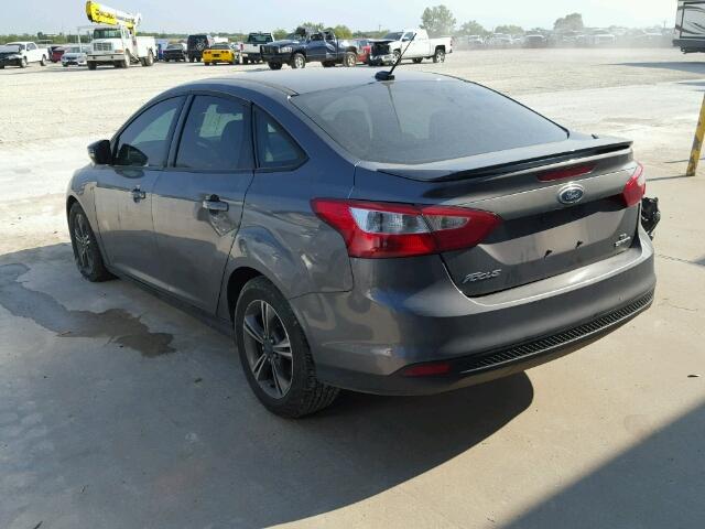 1FADP3F29EL380927 - 2014 FORD FOCUS SE GRAY photo 3