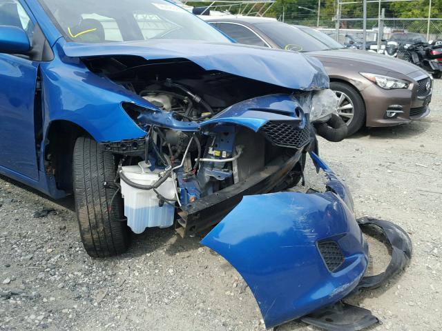 2T1BU40E69C097742 - 2009 TOYOTA COROLLA BLUE photo 9